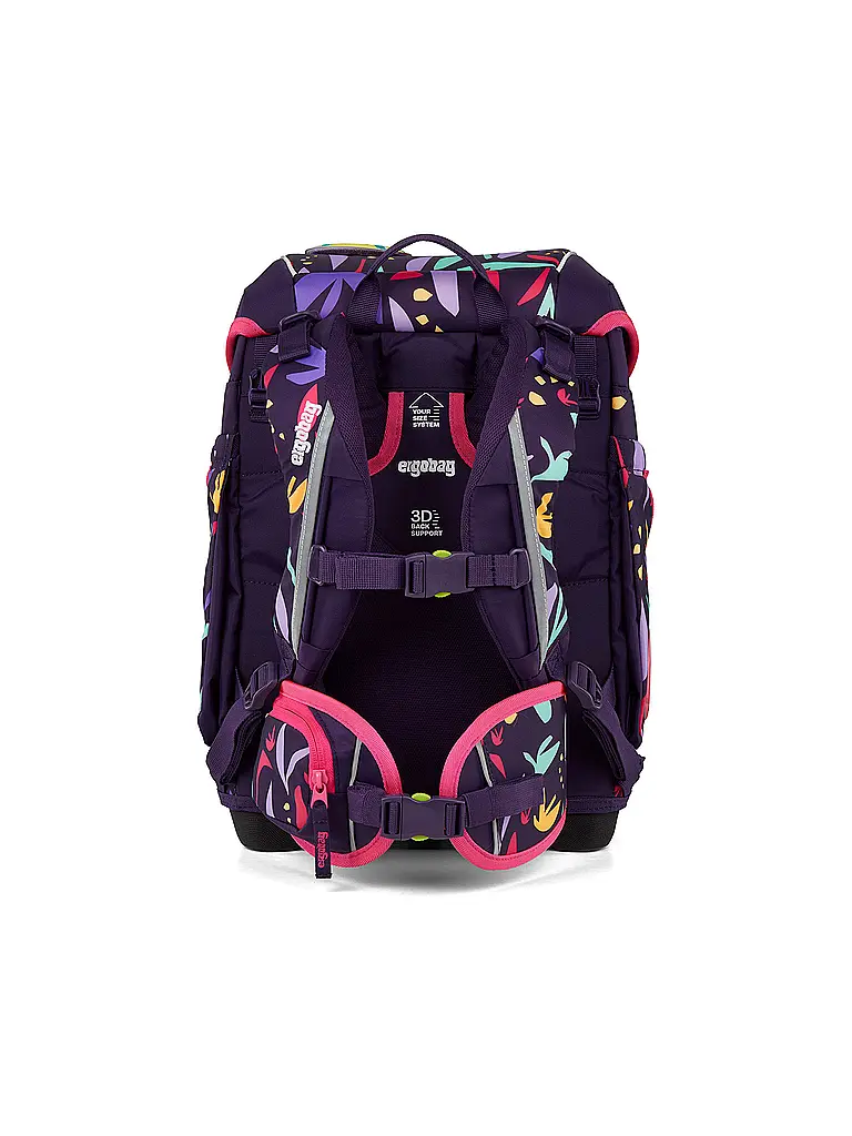 ERGOBAG | Schultaschen Set 5tlg CUBO AmBärzonas 2026 | Beere