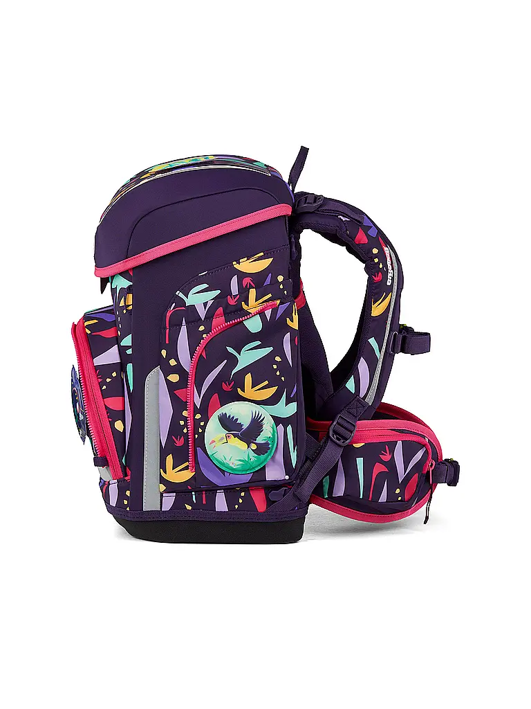 ERGOBAG | Schultaschen Set 5tlg CUBO AmBärzonas 2026 | Beere