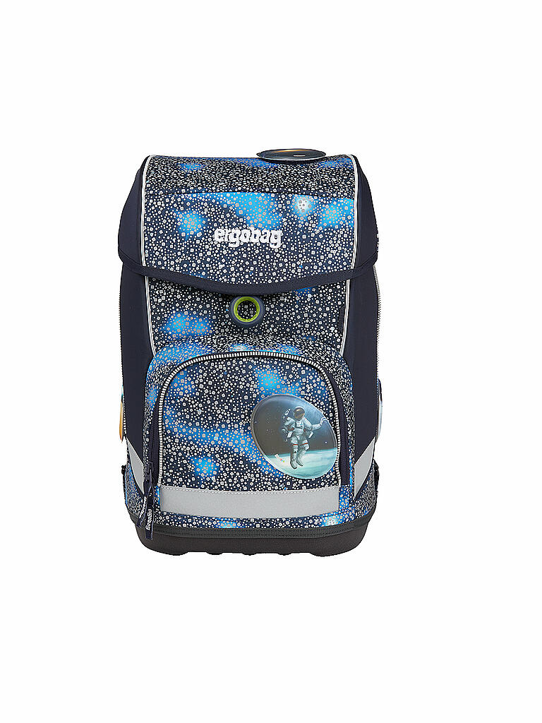 ERGOBAG | Schultaschen Set 5tlg Cubo Bär Anhalter durch die Galaxie | blau