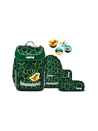 ERGOBAG | Schultaschen Set 5tlg CUBO Bärrex 2026 | Dunkelgrün