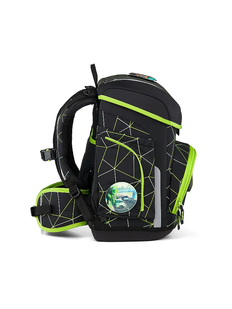 ERGOBAG | Schultaschen Set 5tlg CUBO CyBär Race 2026 | Schwarz