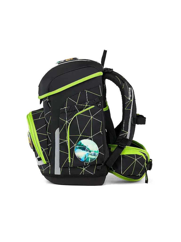 ERGOBAG | Schultaschen Set 5tlg CUBO CyBär Race 2026 | Schwarz