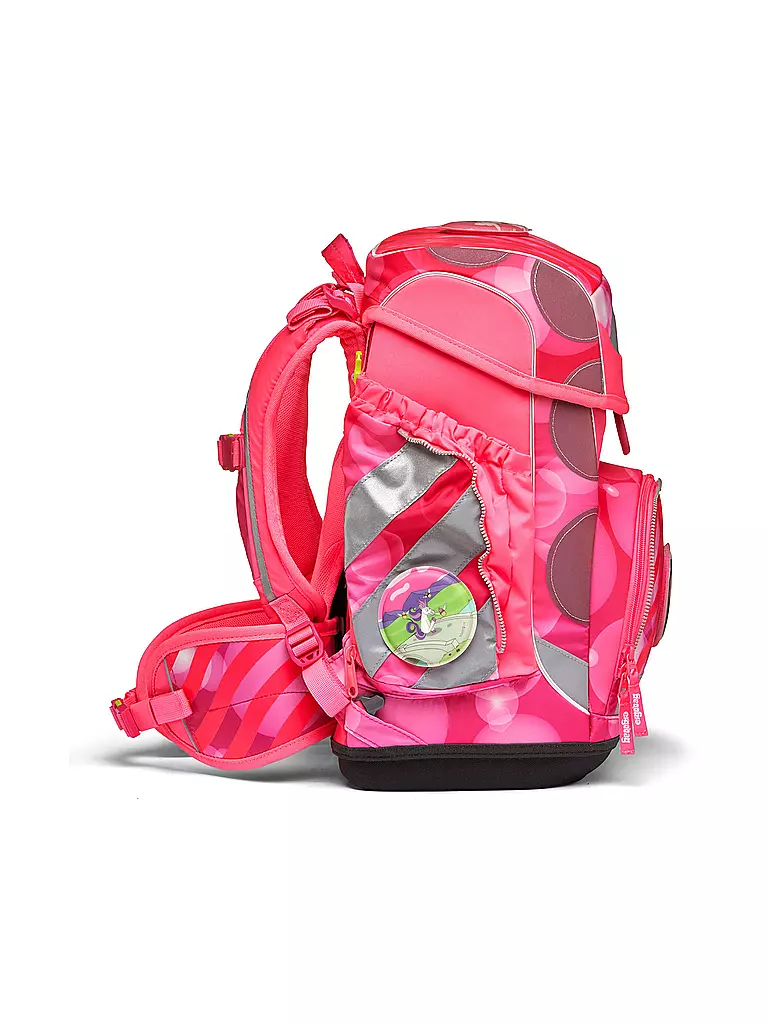 ERGOBAG | Schultaschen Set 5tlg Cubo KuntBärbuntes Einhorn | pink
