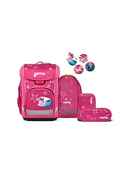 ERGOBAG | Schultaschen Set 5tlg CUBO LIGHT 2026 | Pink