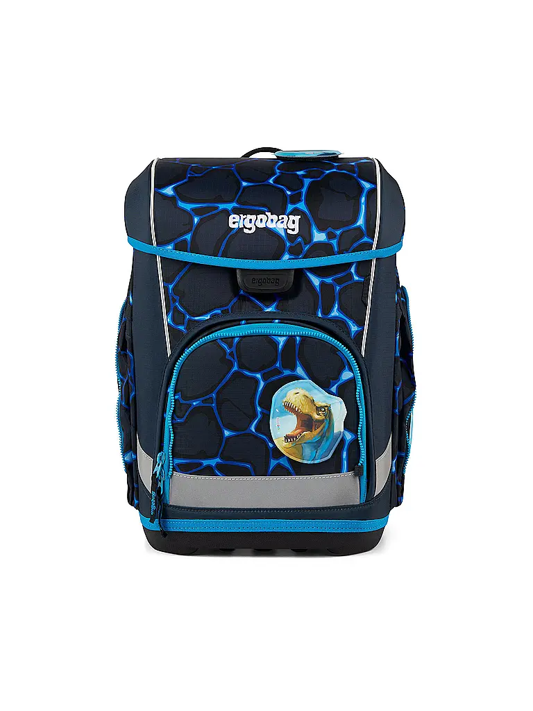 ERGOBAG | Schultaschen Set 5tlg CUBO LIGHT Bärassic Garden | Schwarz