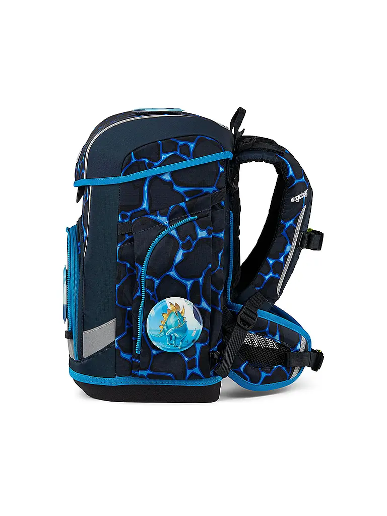 ERGOBAG | Schultaschen Set 5tlg CUBO LIGHT Bärassic Garden | Schwarz