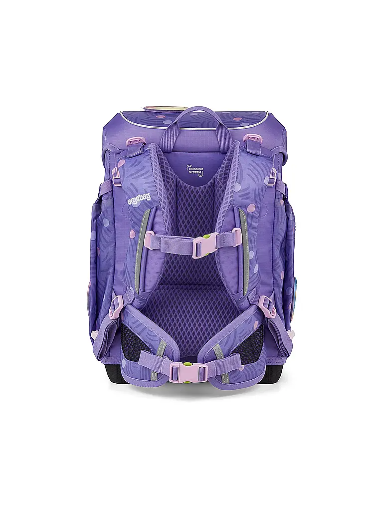 ERGOBAG | Schultaschen Set 5tlg CUBO LIGHT PonyBäradies | Lila