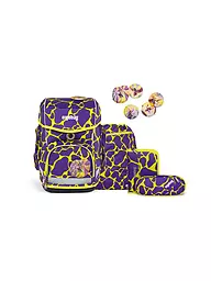 ERGOBAG | Schultaschen Set 5tlg CUBO Lumi - PerlentaucherBär | lila