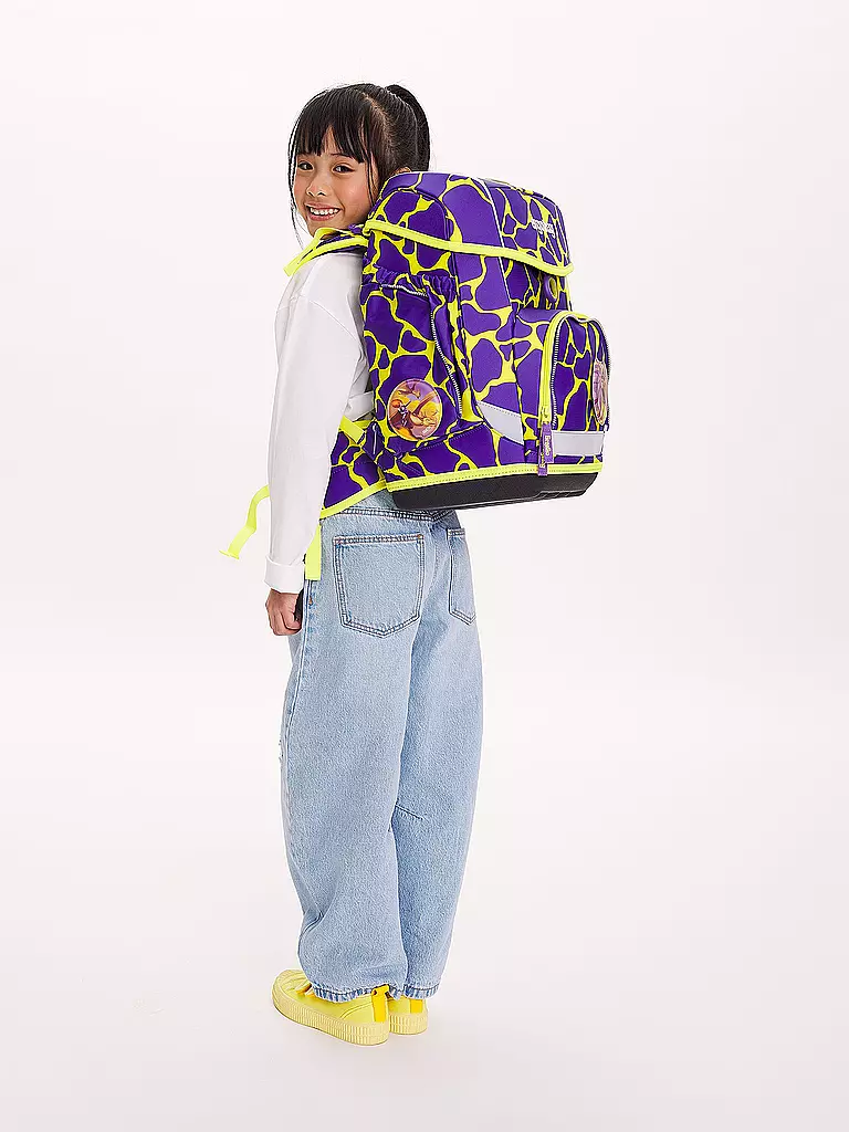 ERGOBAG | Schultaschen Set 5tlg CUBO Lumi SuBärkraft | lila