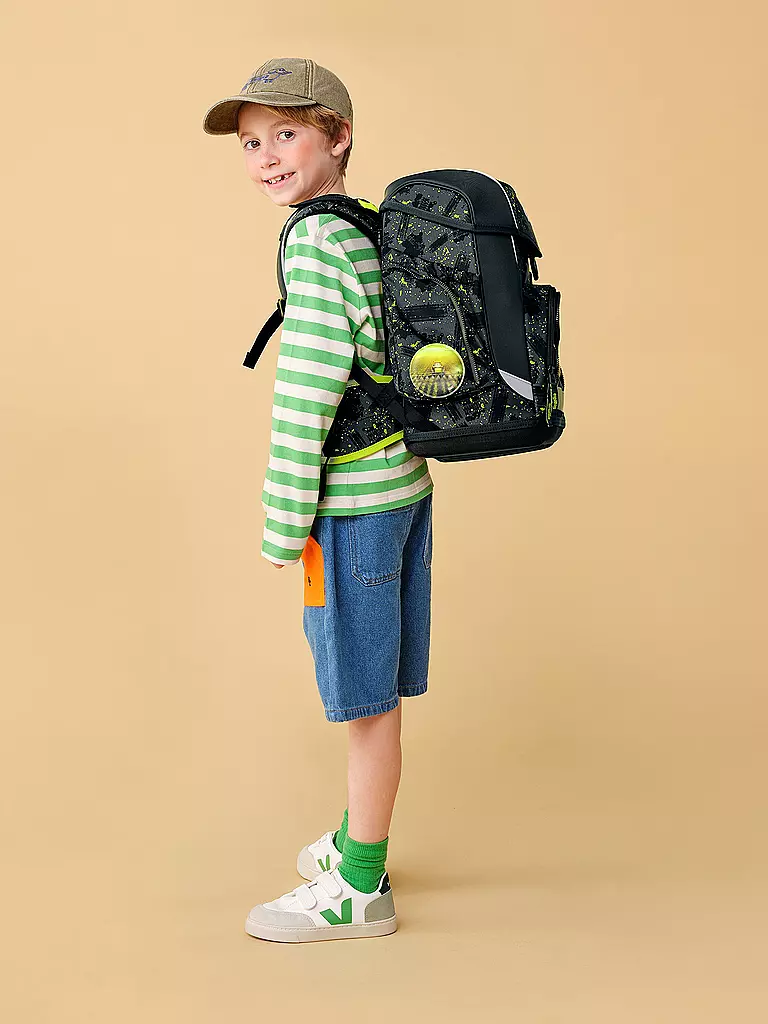 ERGOBAG | Schultaschen Set 5tlg CUBO | schwarz