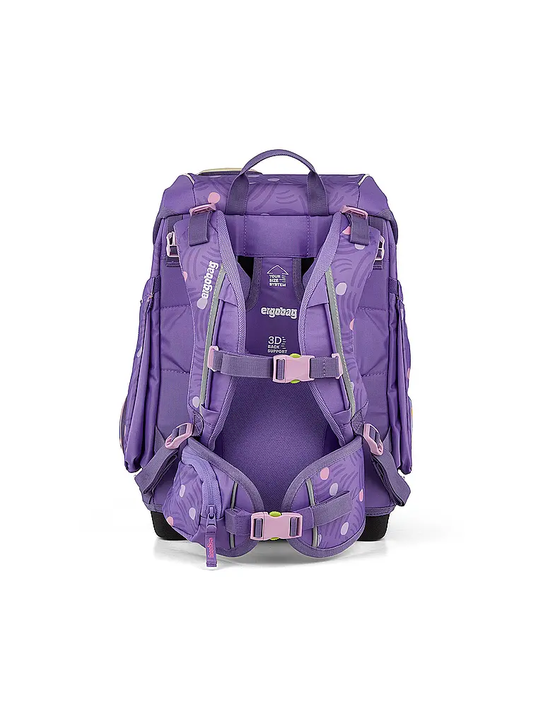 ERGOBAG | Schultaschen Set 5tlg CUBO | Lila