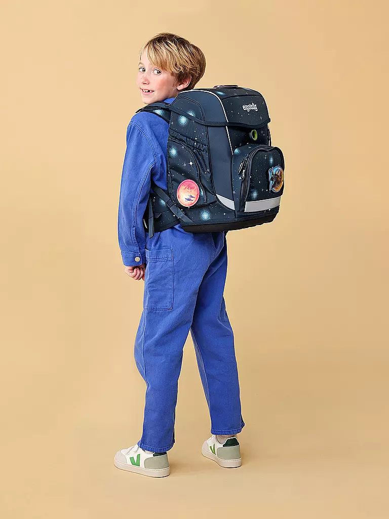 ERGOBAG | Schultaschen Set 5tlg CUBO | dunkelblau