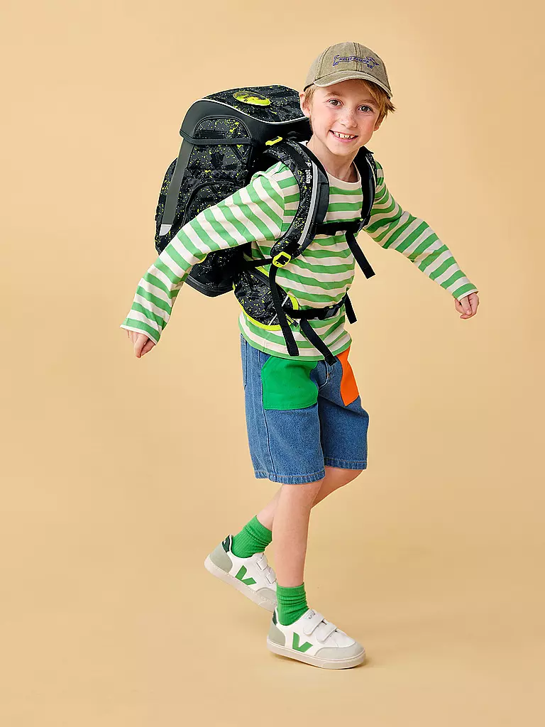 ERGOBAG | Schultaschen Set 5tlg CUBO | schwarz