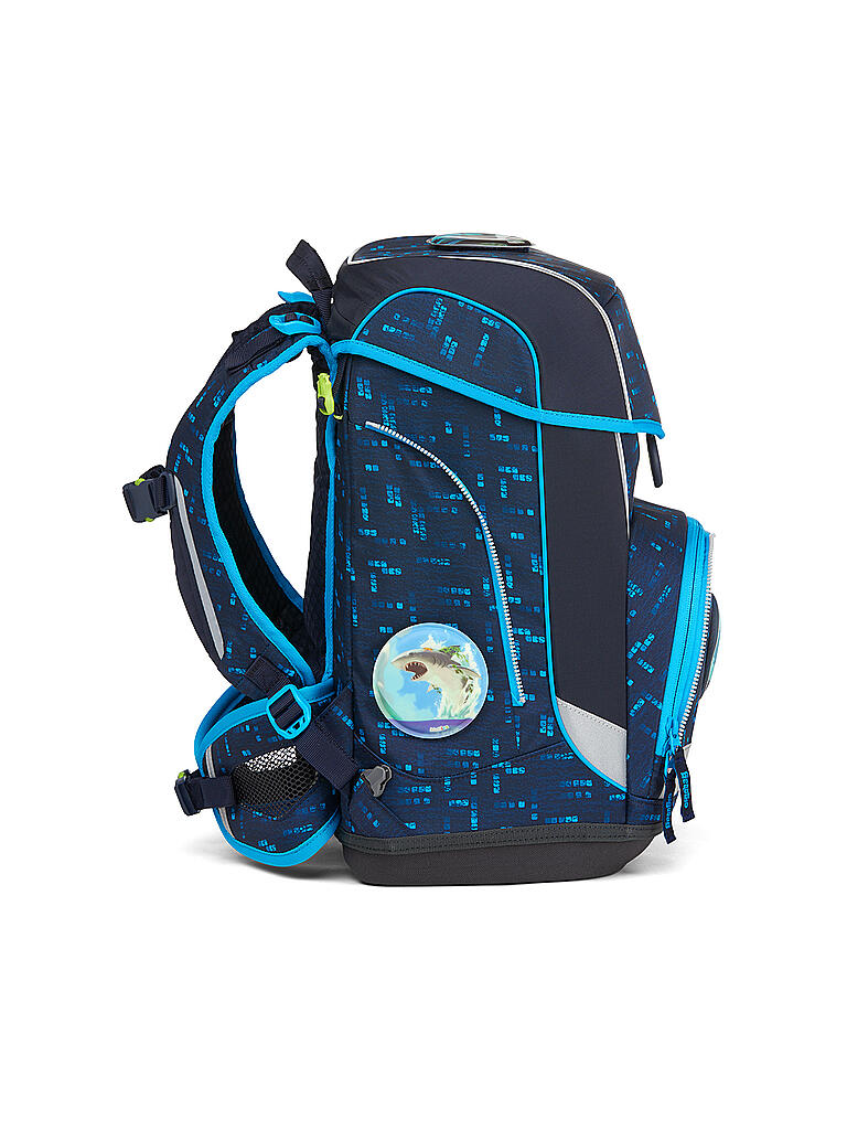 ERGOBAG | Schultaschen Set 5tlg. Cubo Light TiefseetauchBär | blau