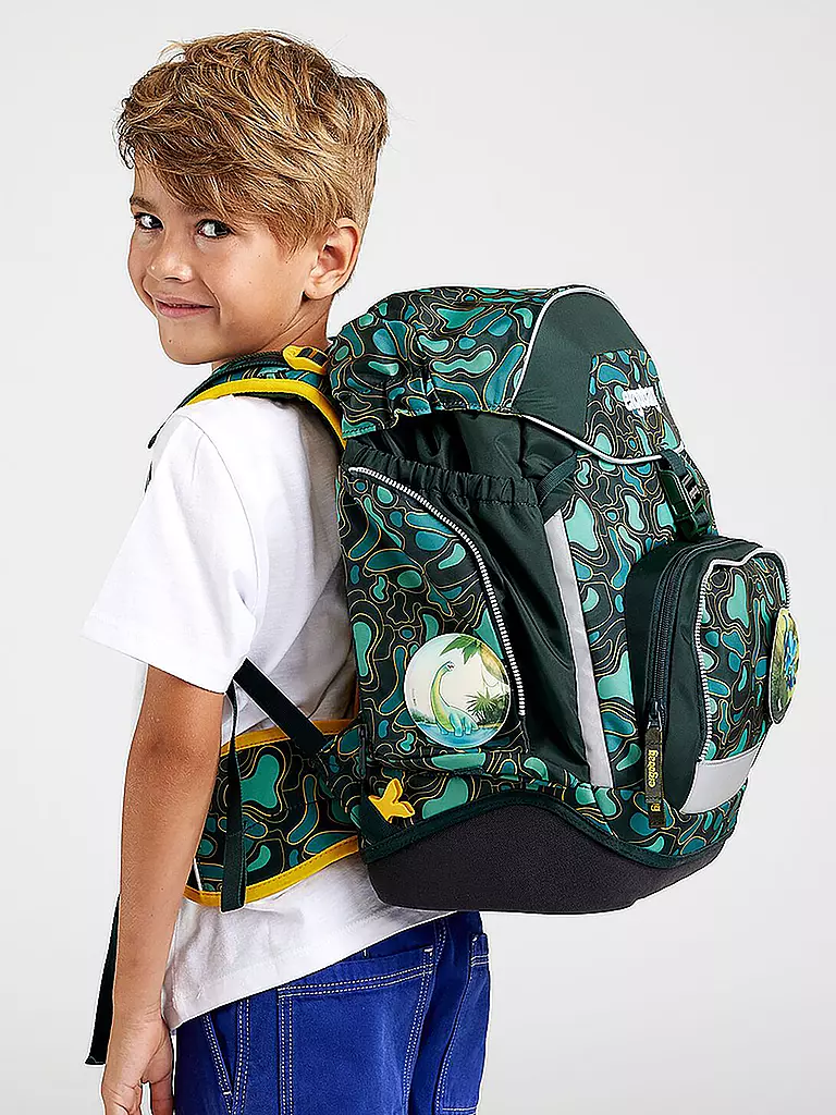 ERGOBAG | Schultaschen Set 6-tlg. Pack - TriBäratops | schwarz