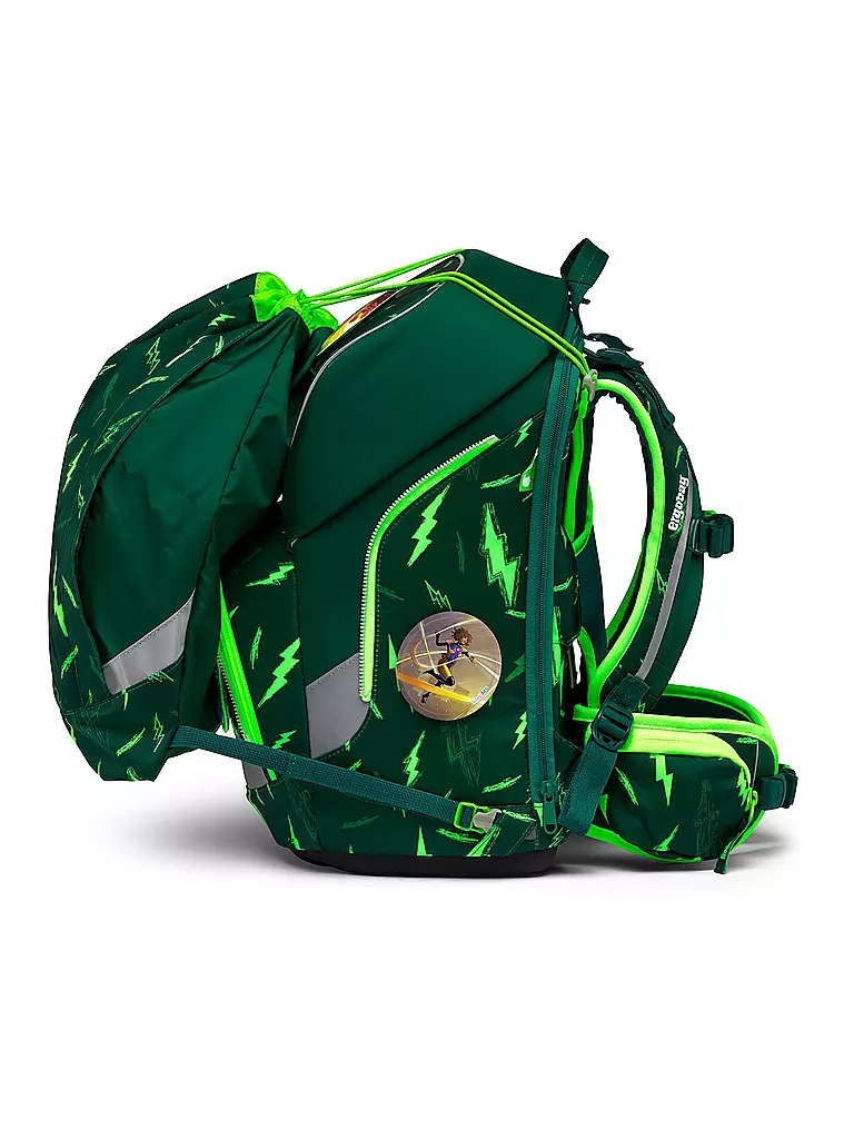 ERGOBAG | Schultaschen Set 6-tlg. Wide - Bärtastisch | grün