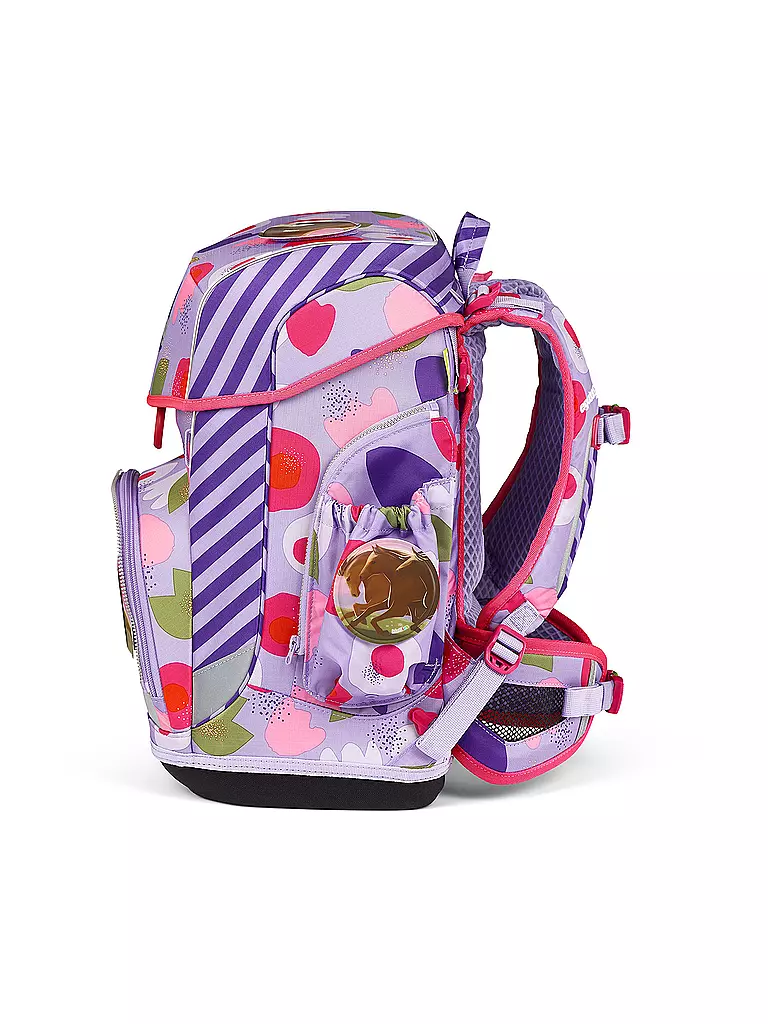 ERGOBAG | Schultaschen Set 6tlg CUBO Light -  BlütenzauBär | petrol