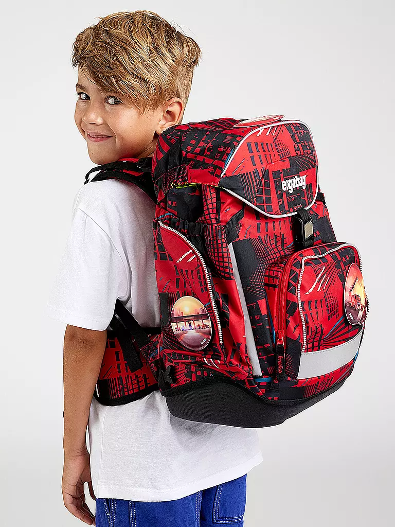 ERGOBAG | Schultaschen Set 6tlg PACK - AlarmBäreitschaft | dunkelblau