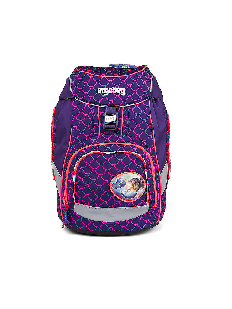 ERGOBAG | Schultaschen Set 6tlg Pack - PerlentauchBär | lila