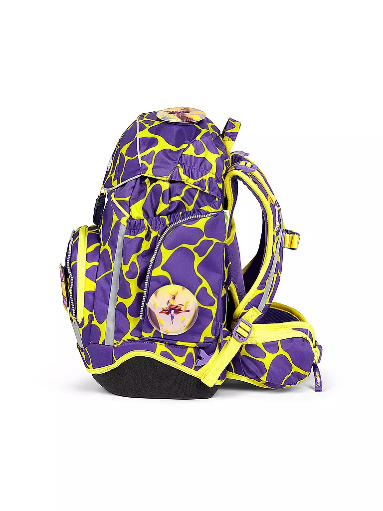 ERGOBAG | Schultaschen Set 6tlg PACK Lumi - SuBärkraft | lila
