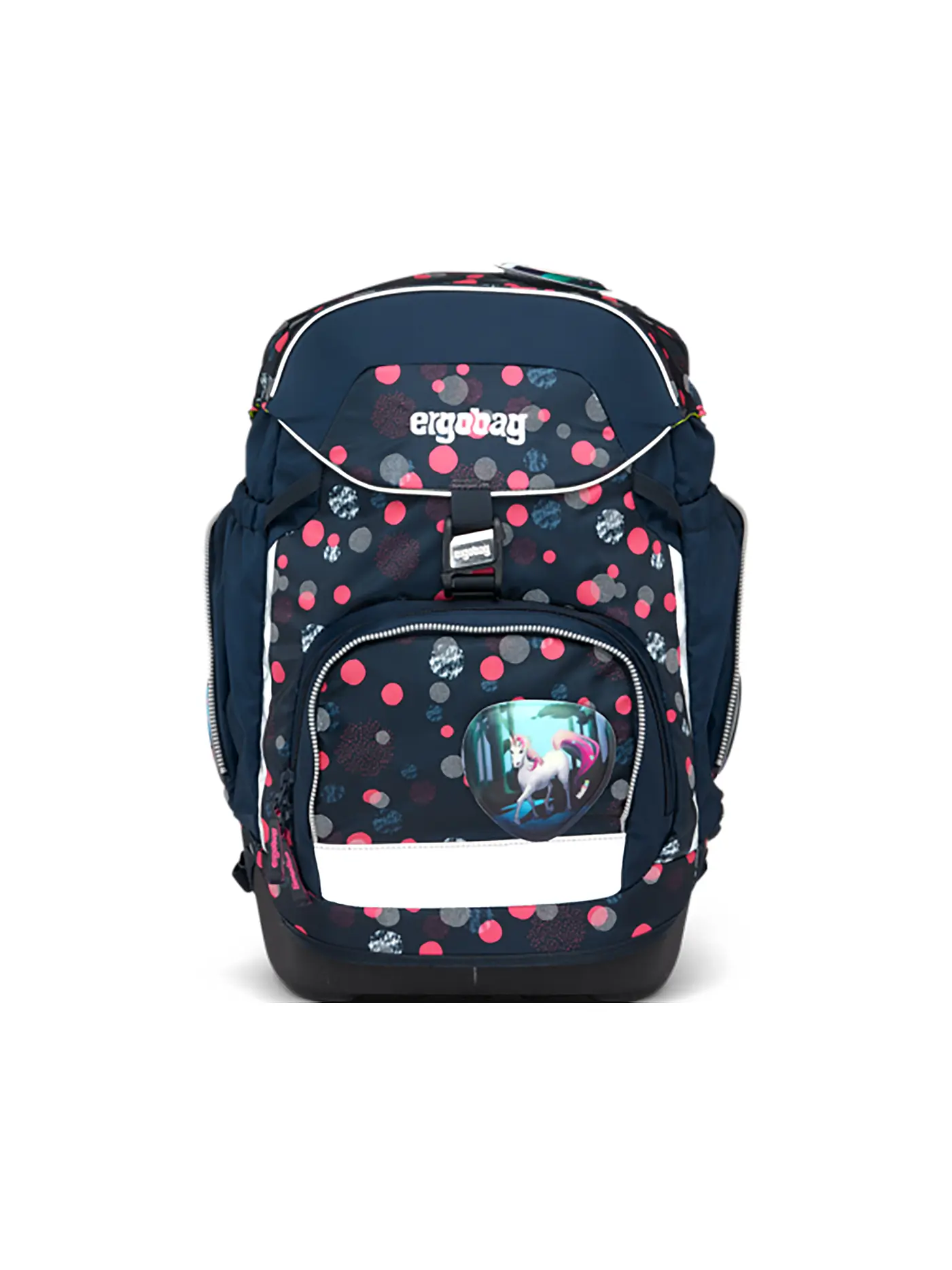 ERGOBAG | Schultaschen Set 6tlg PACK Reflex Glow - PhantBärsi | dunkelblau