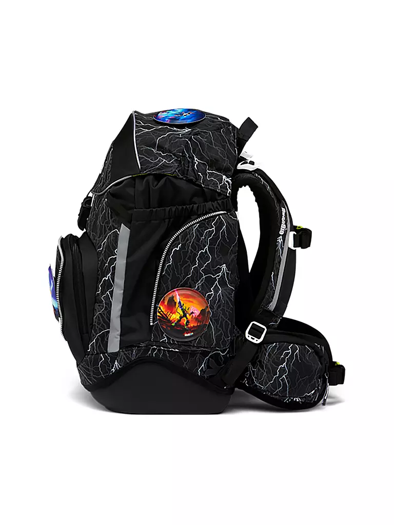ERGOBAG | Schultaschen Set 6tlg PACK Reflex Glow - Super ReflektBär | dunkelblau