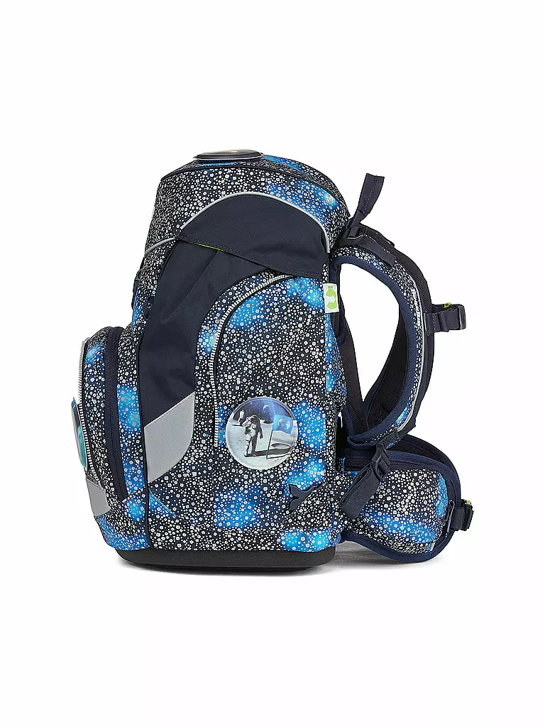ERGOBAG | Schultaschen Set 6tlg. Pack - Bär Anhalter durch die Galaxie | dunkelblau