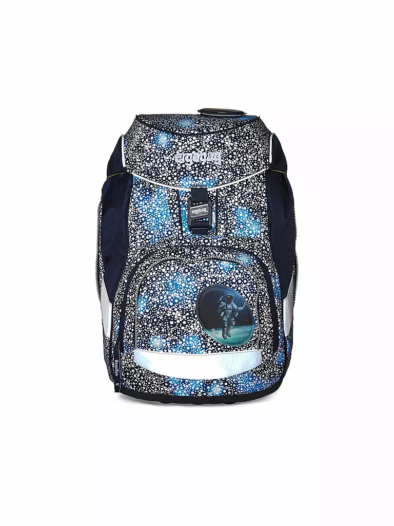 ERGOBAG | Schultaschen Set 6tlg. Pack - Bär Anhalter durch die Galaxie | dunkelblau