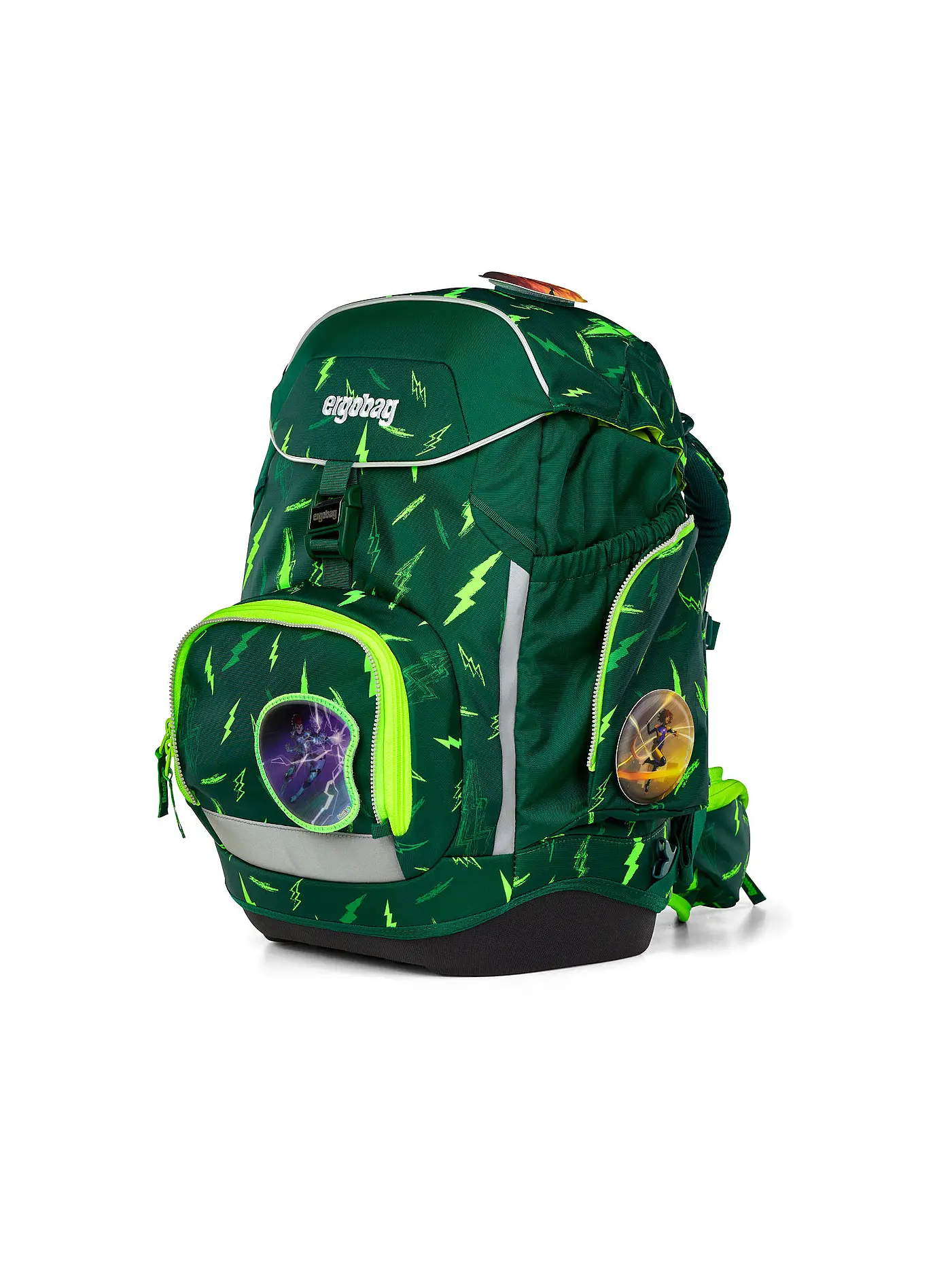 ERGOBAG | Schultaschen Set 6tlg. PACK Bärtastisch | dunkelgrün