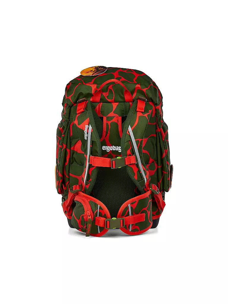 ERGOBAG | Schultaschen Set 6tlg. PACK FeuerspeiBär | olive