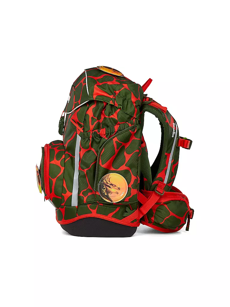 ERGOBAG | Schultaschen Set 6tlg. PACK FeuerspeiBär | olive