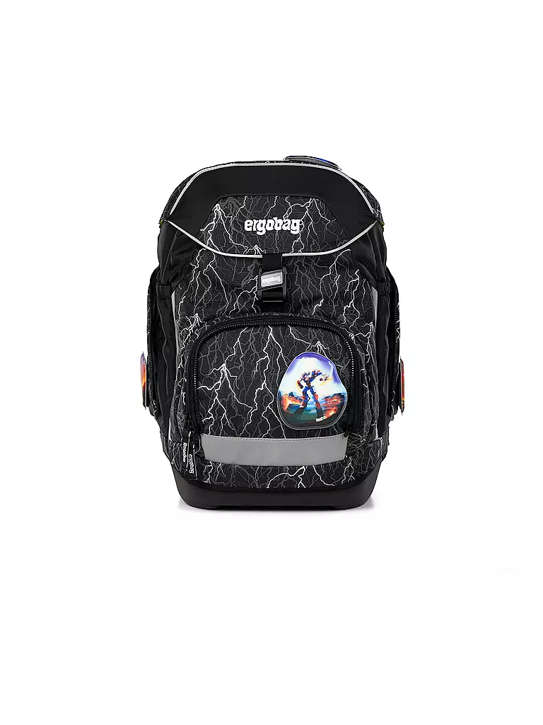 ERGOBAG | Schultaschen Set 6tlg. PACK ReflektBär | schwarz