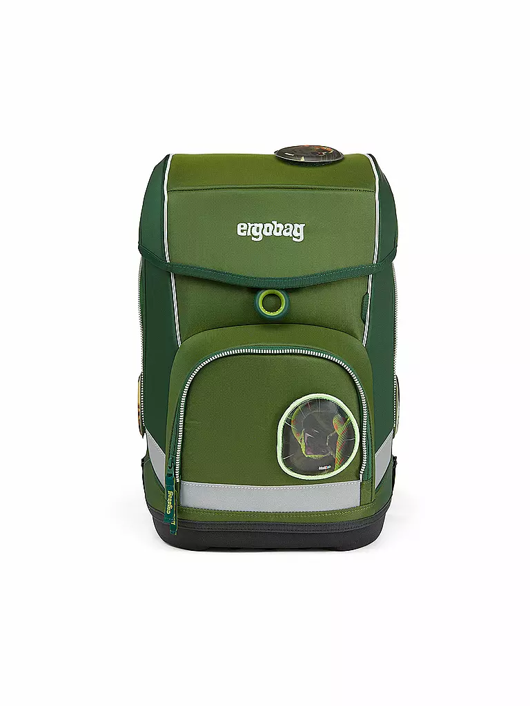 ERGOBAG | Schultaschen Set Cubo 5 tlg Grüne Mambär | grün