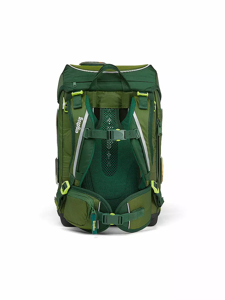 ERGOBAG | Schultaschen Set Cubo 5 tlg Grüne Mambär | grün