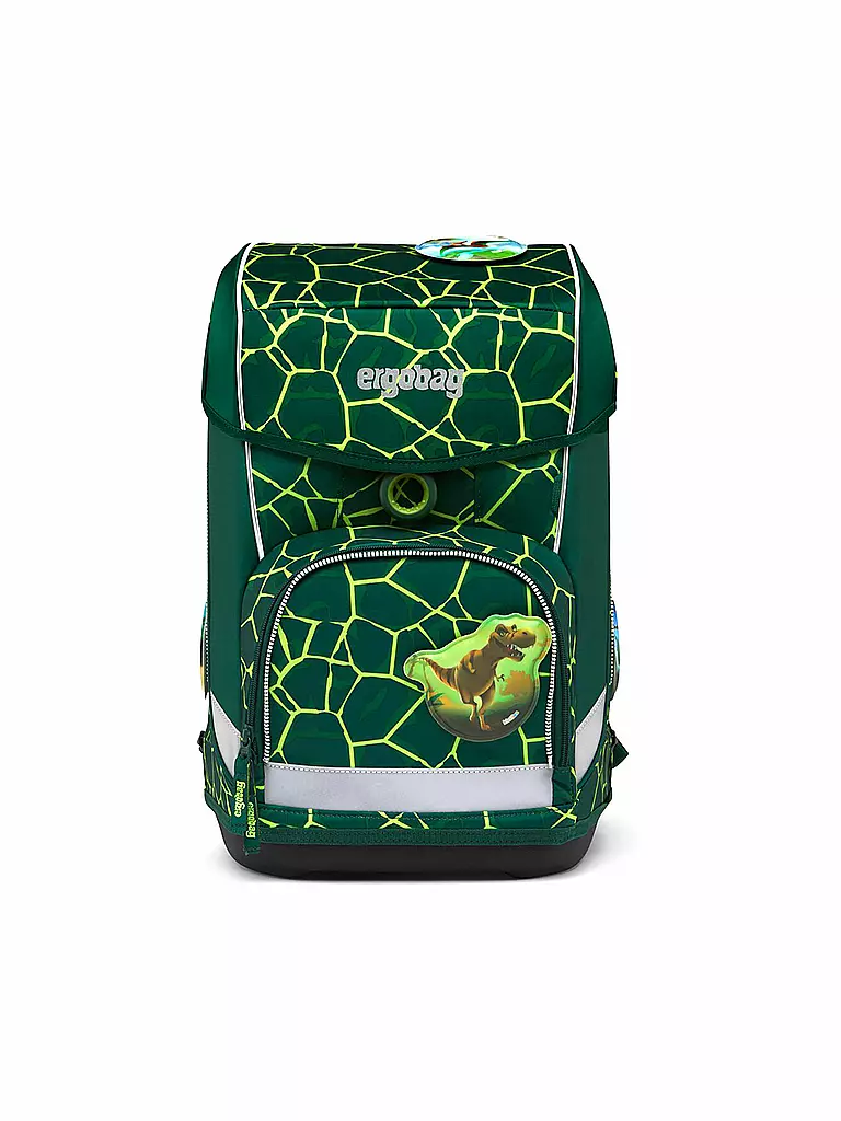 ERGOBAG | Schultaschen Set Cubo Light 6tlg BärRex | dunkelgrün