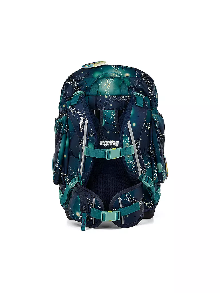 ERGOBAG | Schultaschen Set Pack 6 tlg RaumfahrBär | dunkelgrün