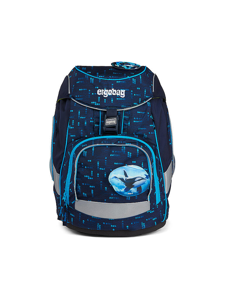 ERGOBAG | Schultaschen Set Pack 6 tlg Tiefseetauchbär | blau