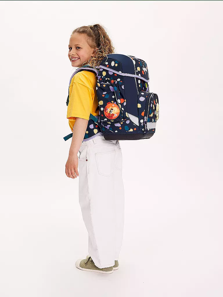ERGOBAG | Schultaschenset 5tlg CUBO - Bärnsteinhöhle | petrol