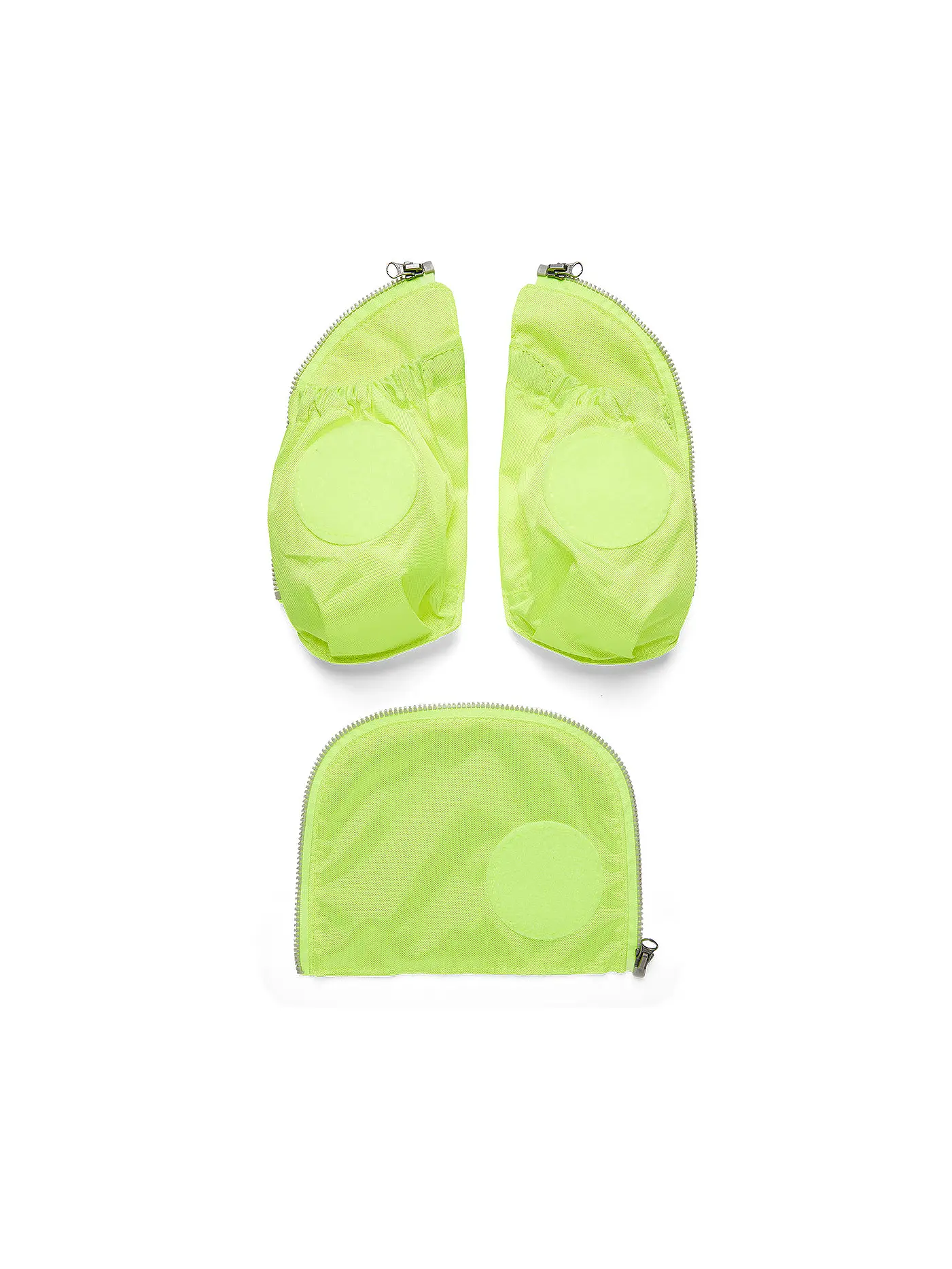 ERGOBAG | Seitentaschen Zip Set Gelb | gelb