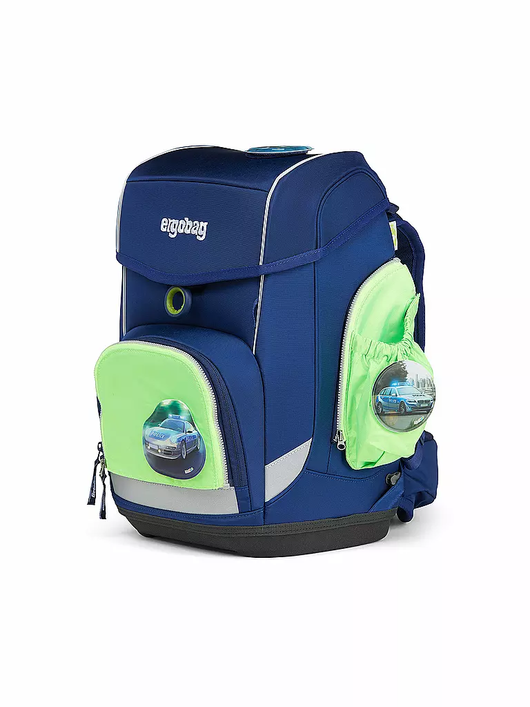 ERGOBAG | Seitentaschen Zip-Set Grün | gelb