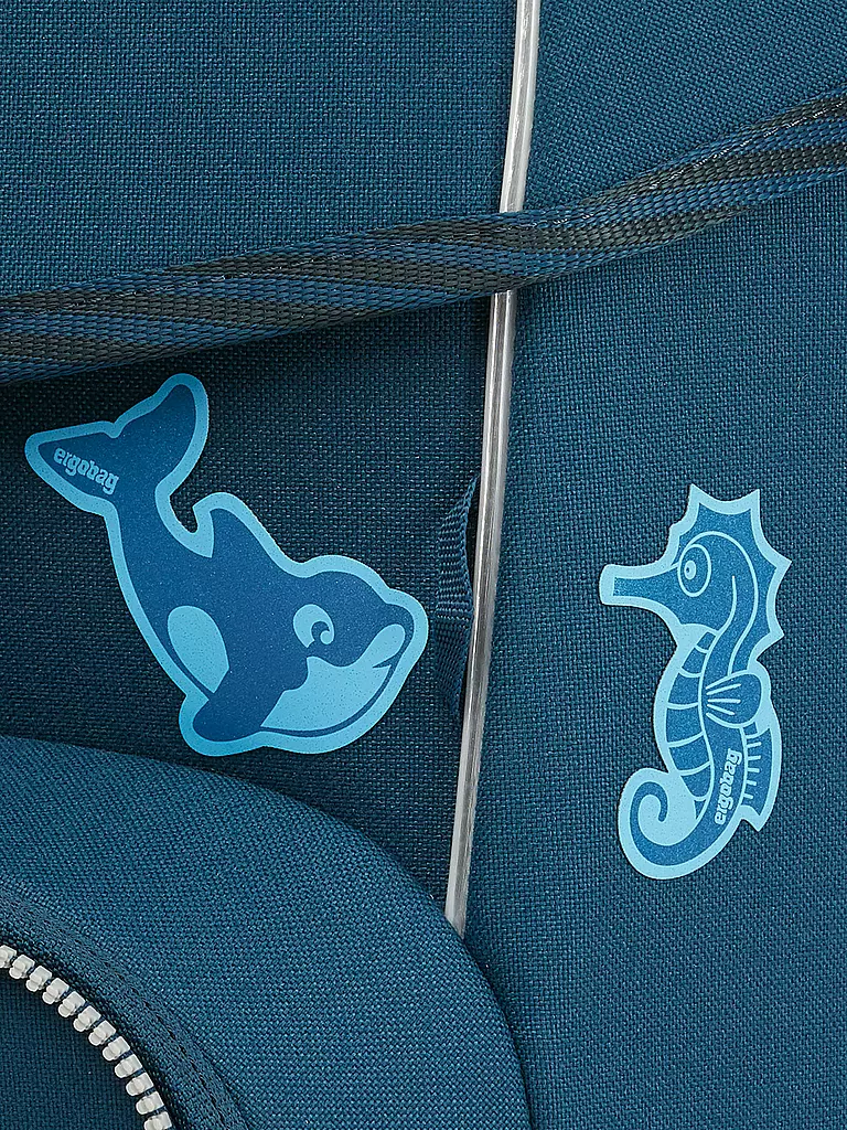 ERGOBAG | Sticker Set Meeresbewohner | blau