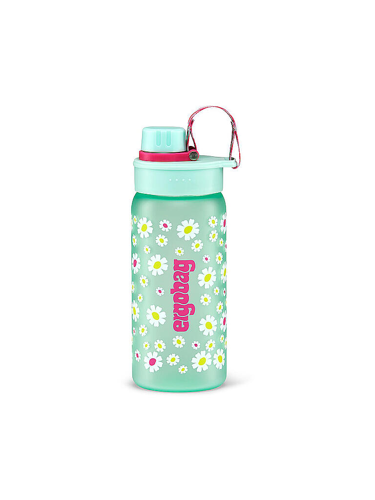 ERGOBAG | Trinkflasche 0,5L Blümchen | hellgrün