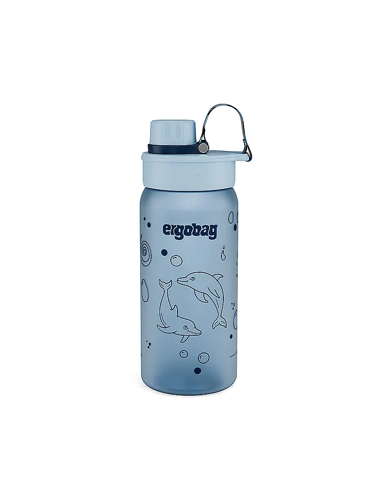 ERGOBAG | Trinkflasche Delfin | Hellblau