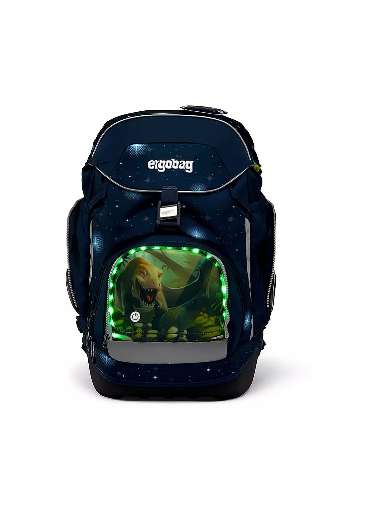 ERGOBAG | Zip Set Zippies LED Dinosaurier | bunt