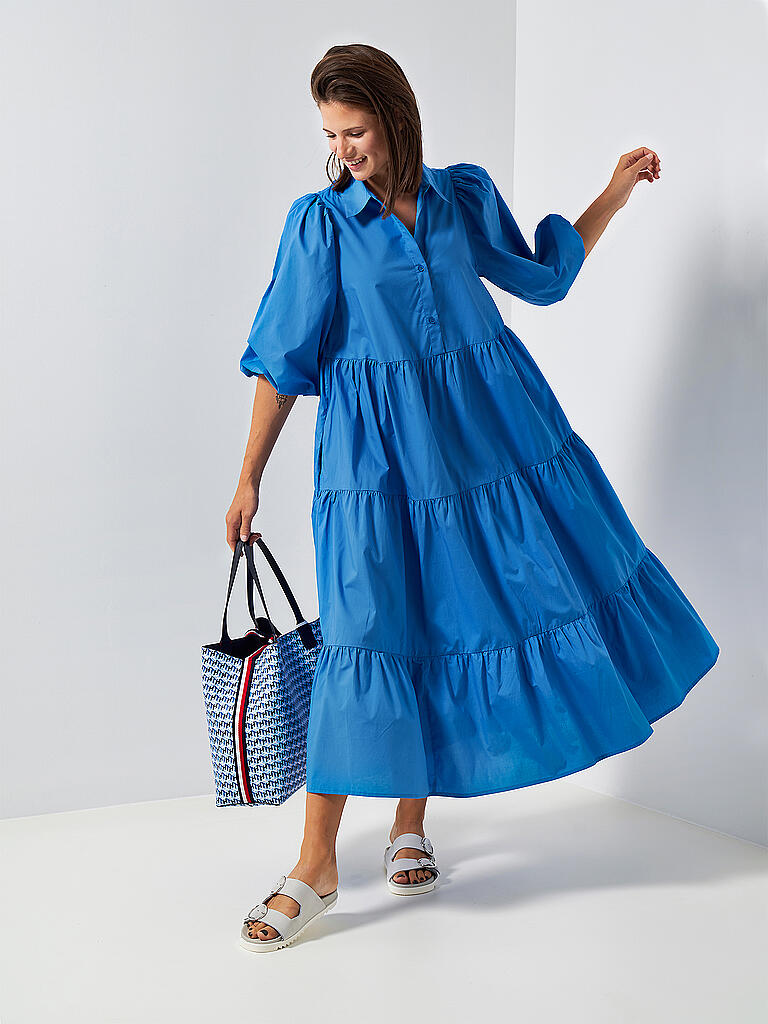 ESSENTIEL ANTWERP | Hemdblusenkleid Zurcuma | blau