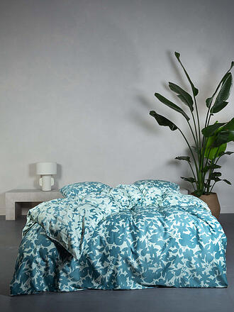 ESSENZA | Satin Bettwäsche SORA 70x90cm/140x200cm Smoke Blue