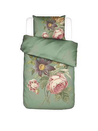 ESSENZA | Satin Bettwäsche 70x90cm / 140x220cm MADIA Basil Green