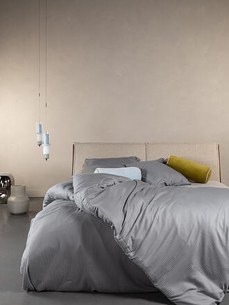 ESSENZA | Satin Bettwäsche 70x90cm / 140x200cm COLETTA Global Grey