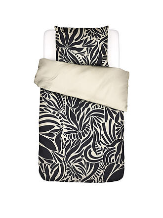 ESSENZA | Satin Bettwäsche 70x90cm / 140x200cm ALLORI Anthracite