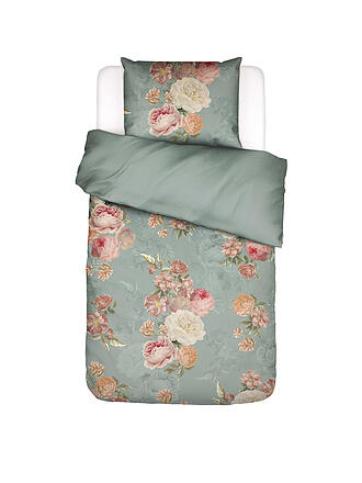 ESSENZA | Satin Bettwäsche ORIANNA 70x90/140x200cm Dusty Teal